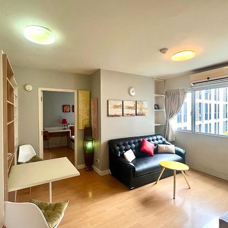 1Br Condo 5 Min To Bts 1000Mbps Fiber Wi-Fi Bangkok Exteriör bild